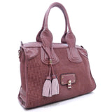 NEW Isabelle Embossed Satchel