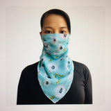 1 Fits All - LBlueGFl - Face Mask Scarf