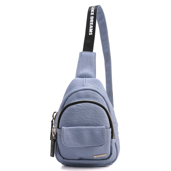 NEW Fashion Zip Sling Backpack