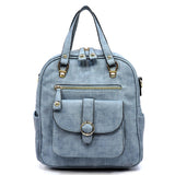 NEW Textured Convertible Tote Backpack