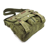 Military Canvas Messenger Bag