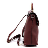 NEW O ring Flap Convertible Backpack Satchel