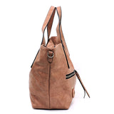 NEW Fashion Zip Grommet Tote