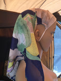 1 Fits All - Purple Blue - Face Mask Scarf