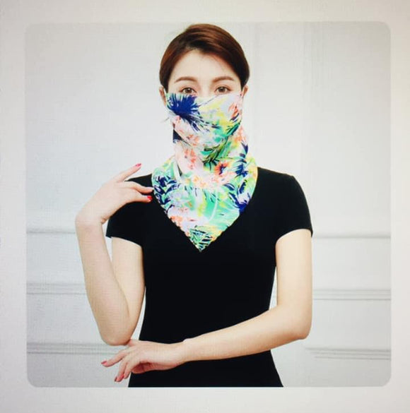 1 Fits All - Colorful - Face Mask Scarf