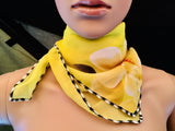 1 Fits All - Yellow -Face Mask Scarf