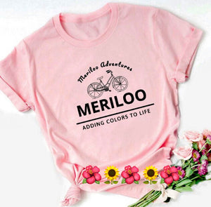 Coming Soon - Meriloo Pink T-Shirt Logo