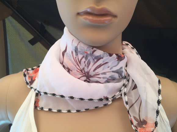 1 Fits All - PinkWGreen - Face Mask Scarf