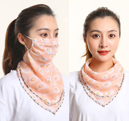 1 Fits All - OrangeF - Face Mask Scarf