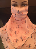 1 Fits All - Peach - Face Mask Scarf