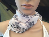 1 Fits All - WhiteF - Face Mask Scarf