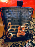 Music Themed Drawstring Backpack