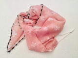 1 Fits All - Pink White - Face Mask Scarf