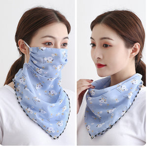 1 Fits All - BabyBlue - Face Mask Scarf