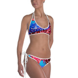 Meriloo Two-Piece Reversible Bikini Swimwear