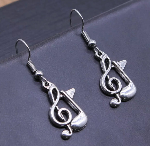 Music Themed Pair Earrings